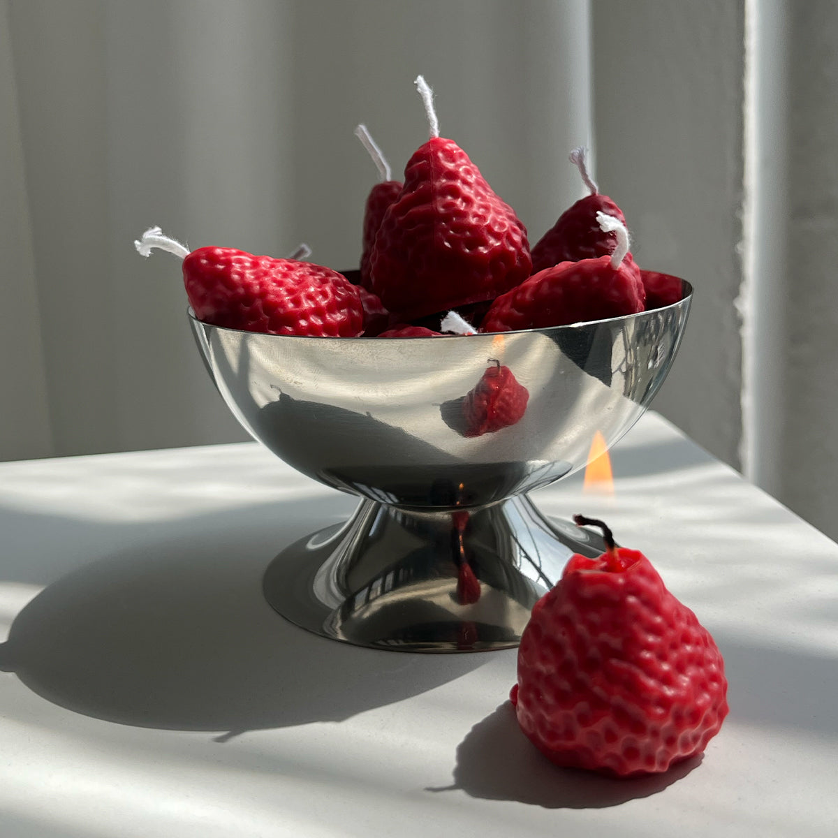 Strawberry Candles - 8 Pack - Concordia Style Boutique