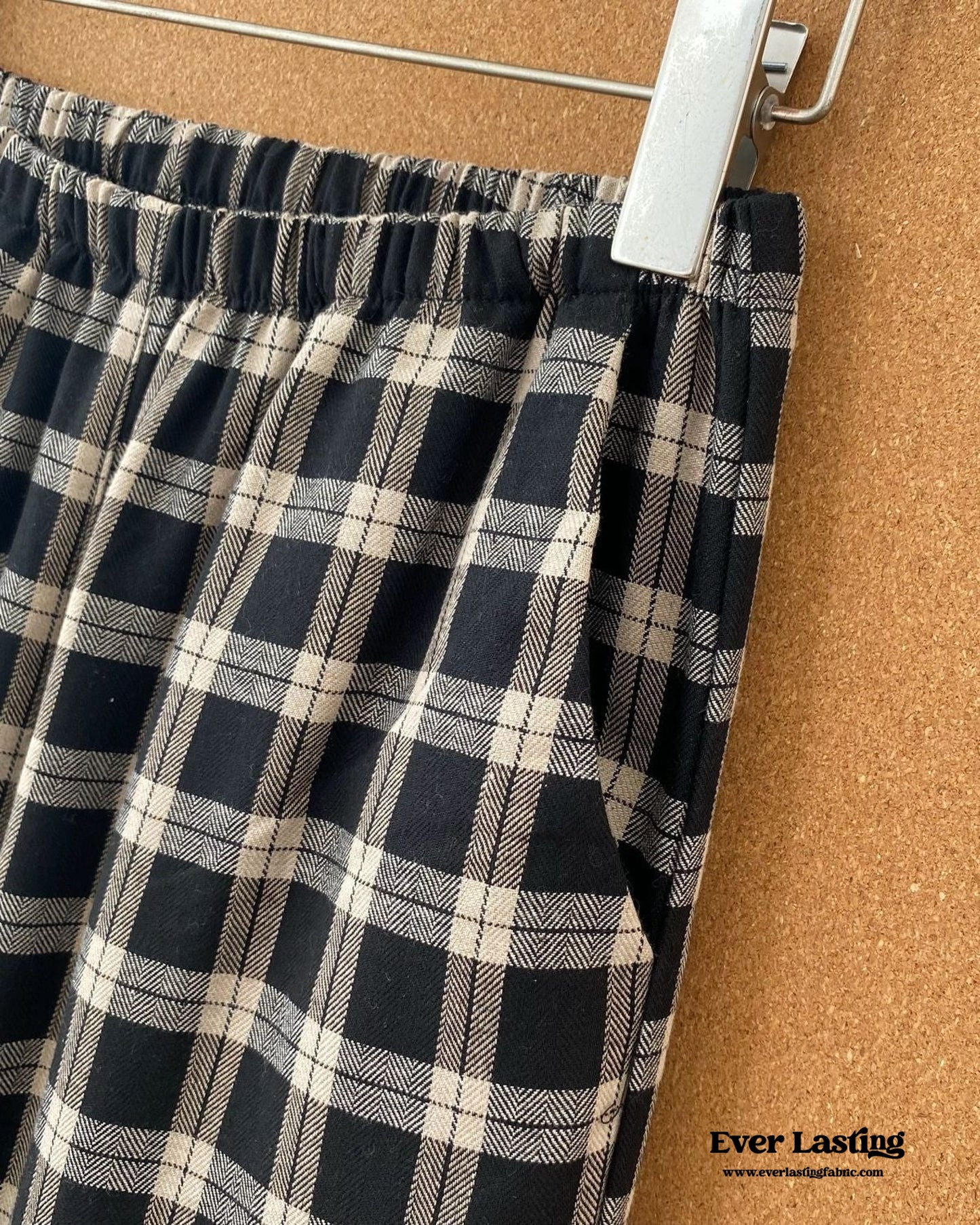 Scarlett Classic Plaid Black Pajama Set