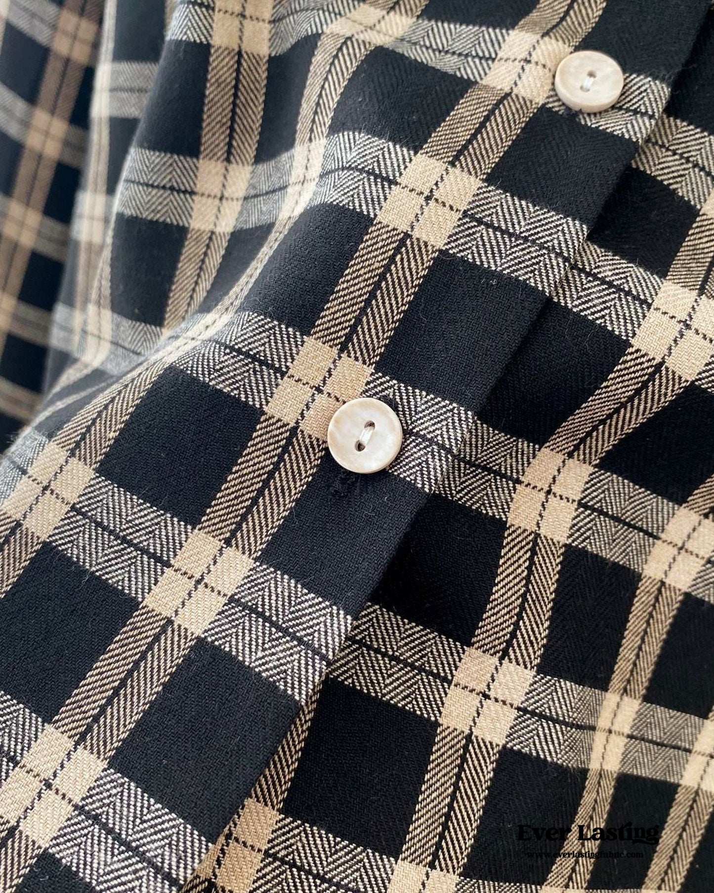 Scarlett Classic Plaid Black Pajama Set