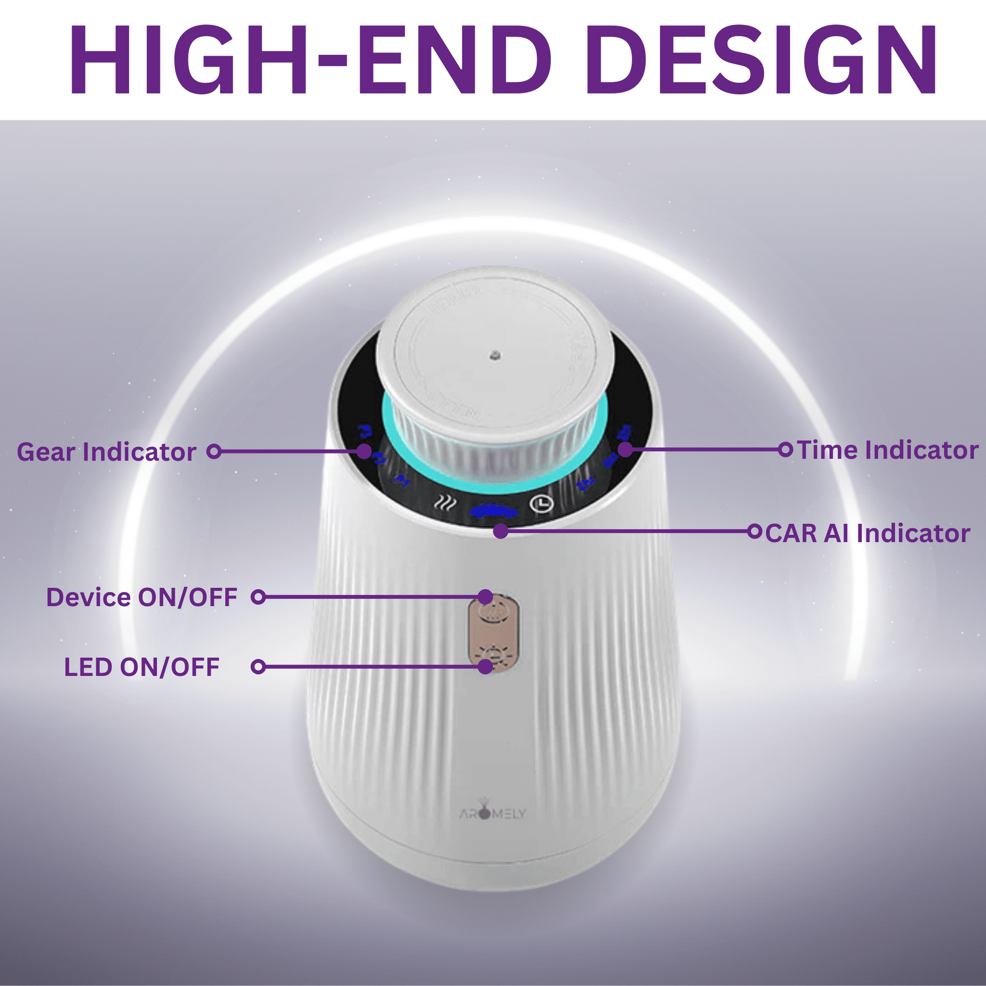 Aromely Smart Car Diffuser – Perfect for sedans, SUVs & more. - Concordia Style Boutique
