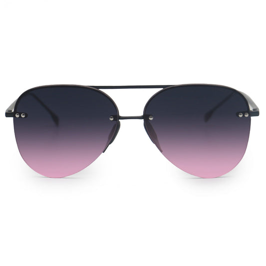 Smaller Megan 2 Faded Purple Pink - Tangle Free Aviator Sunglasses - Concordia Style Boutique