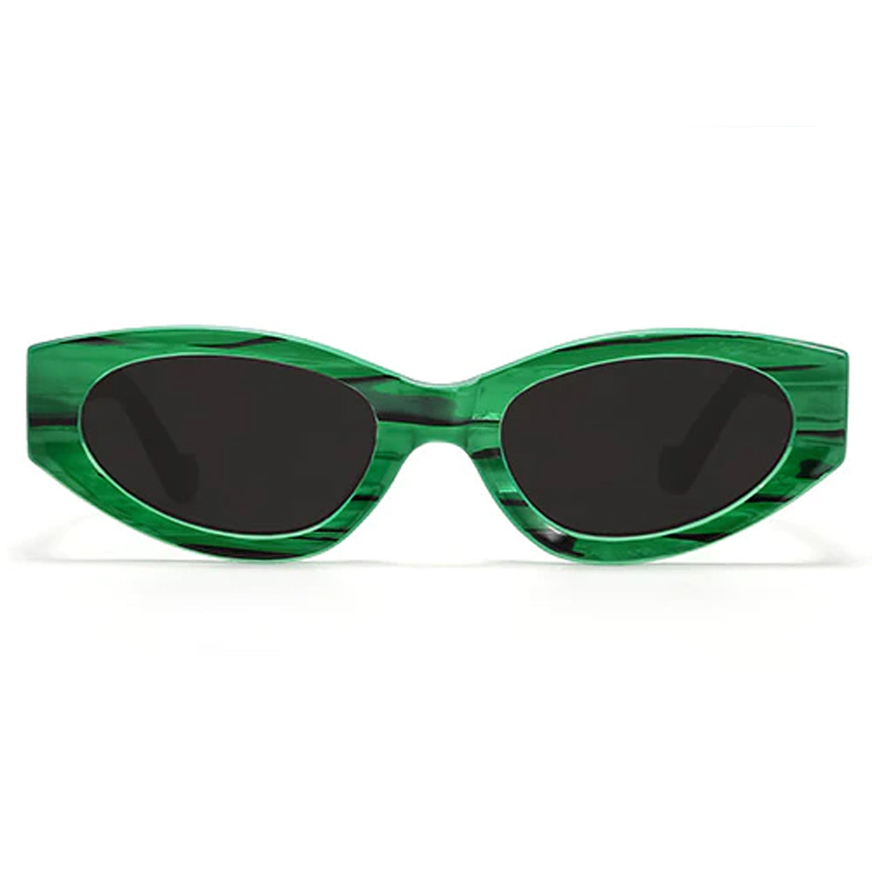 Kat x Money Moves - Green Cateye Sunglasses - Concordia Style Boutique