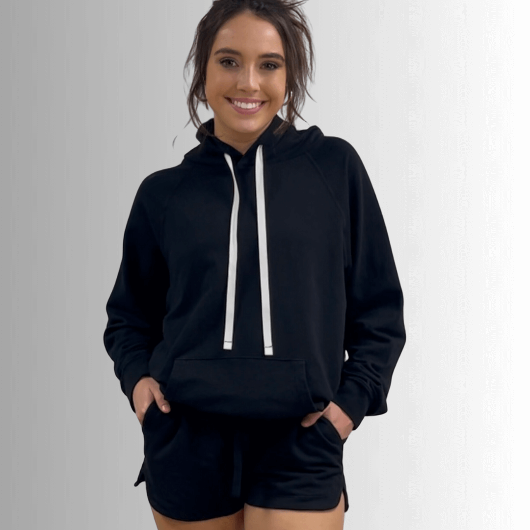 Annie All Cotton French Terry Shorts Denim Blue - Concordia Style Boutique