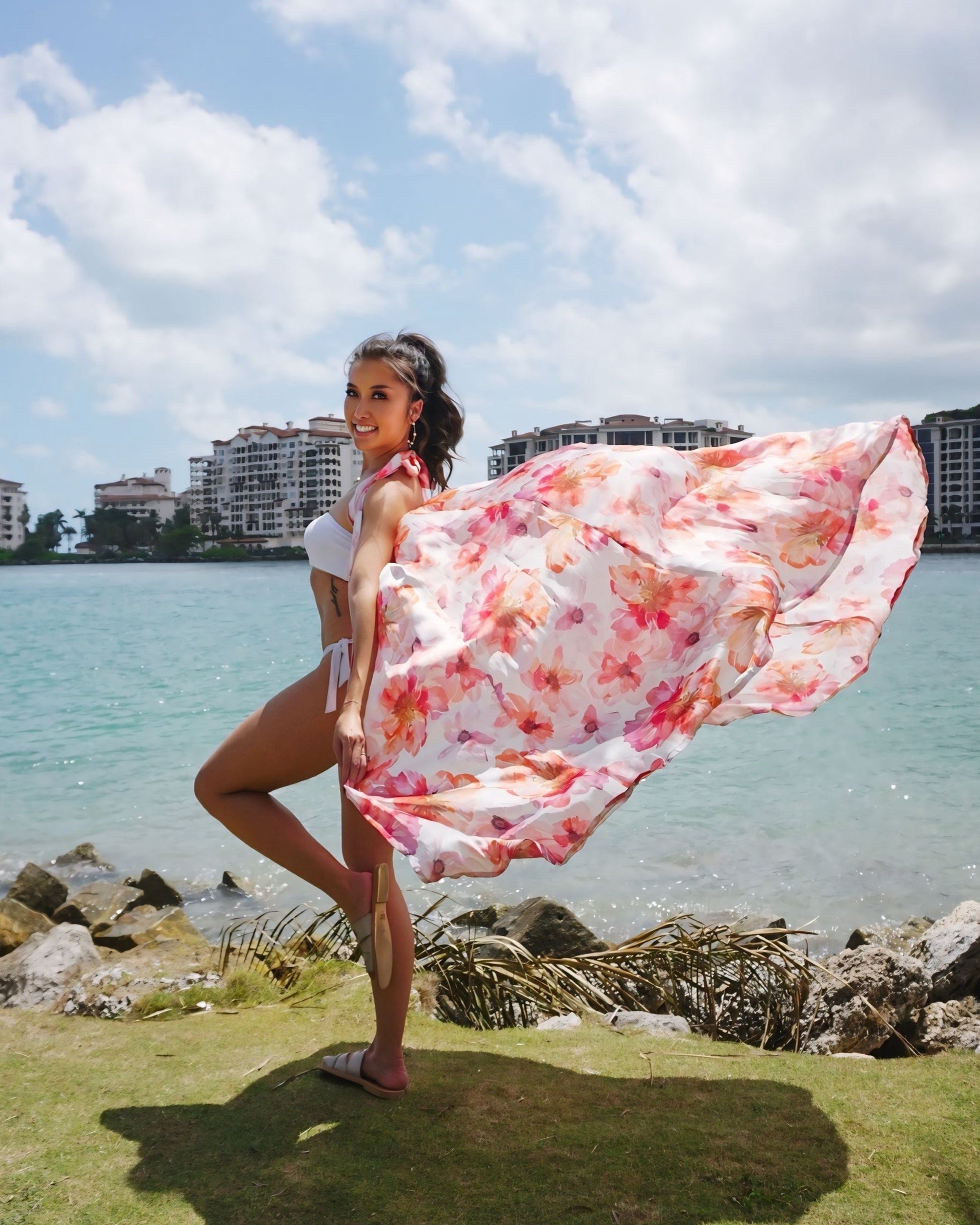 Show Skirt - Sunset Bloom - Concordia Style Boutique