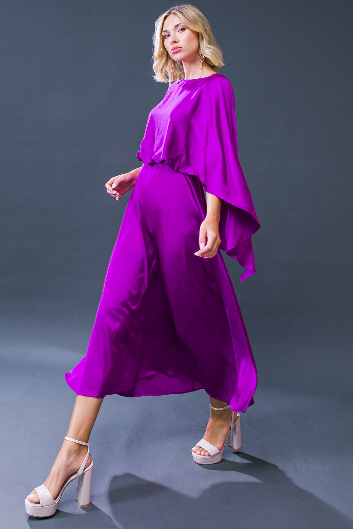 CAUGHT FEELINGS WOVEN MIDI DRESS - Concordia Style Boutique