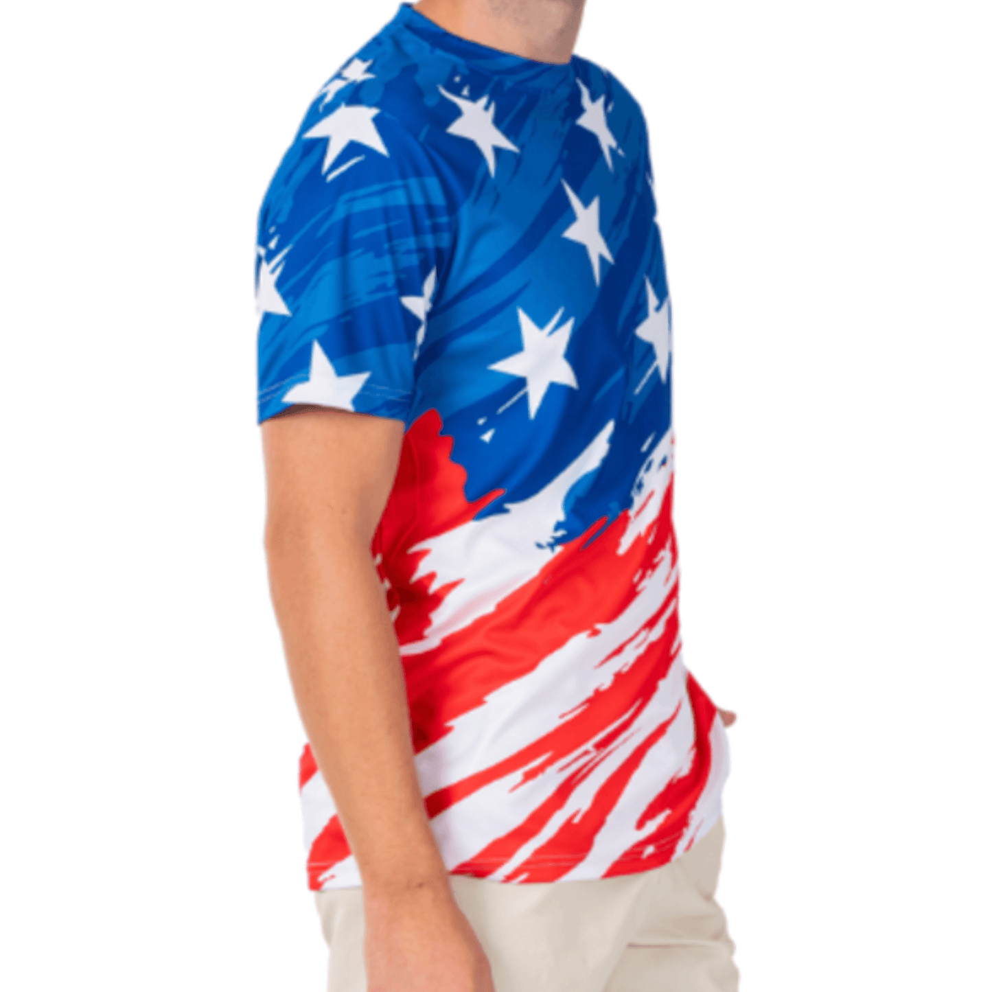 Men's Patriotic U.S.A. Quick-dry Jersey T-Shirt - Concordia Style Boutique