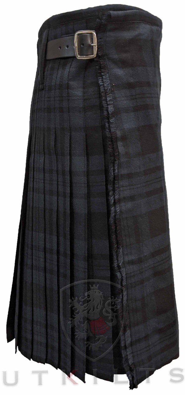 Traditional Kilt – Standard Wool, Black Isle