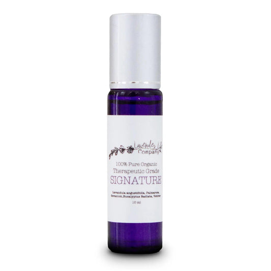 Signature Oil Roll-On - Signature Blend with Geranium, Eucalyptus and More - 100% Pure & Organic