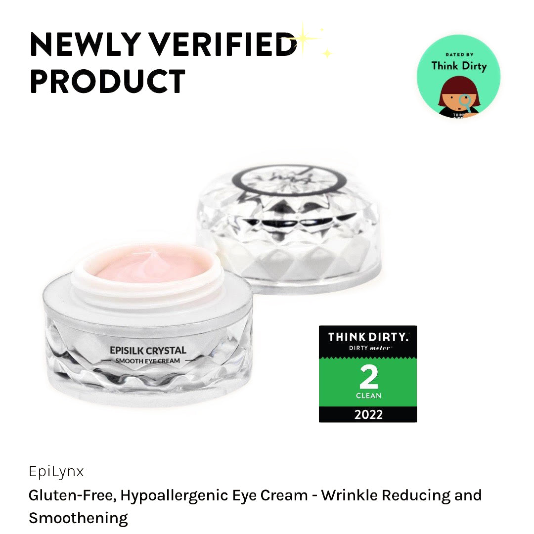 Vegan EpiSilk, Crystal Wrinkle Smoothing Eye Cream - Intense Brightening and Firming Wrinkle Fix for Sensitive Skin - Concordia Style Boutique