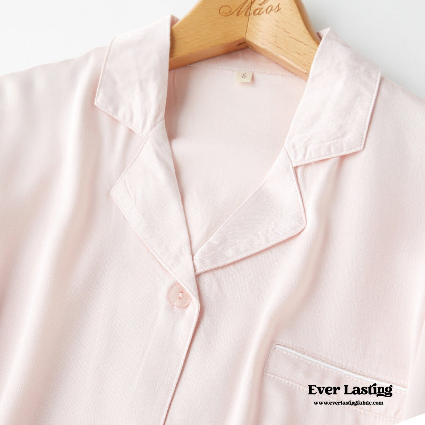 Silky Classic Morandi Silky Pajama Set / Pink