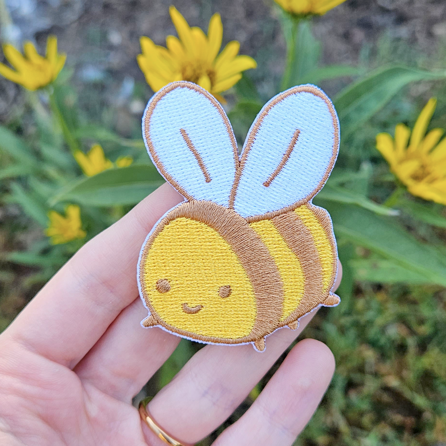 Silly bee Iron on Patch - Concordia Style Boutique