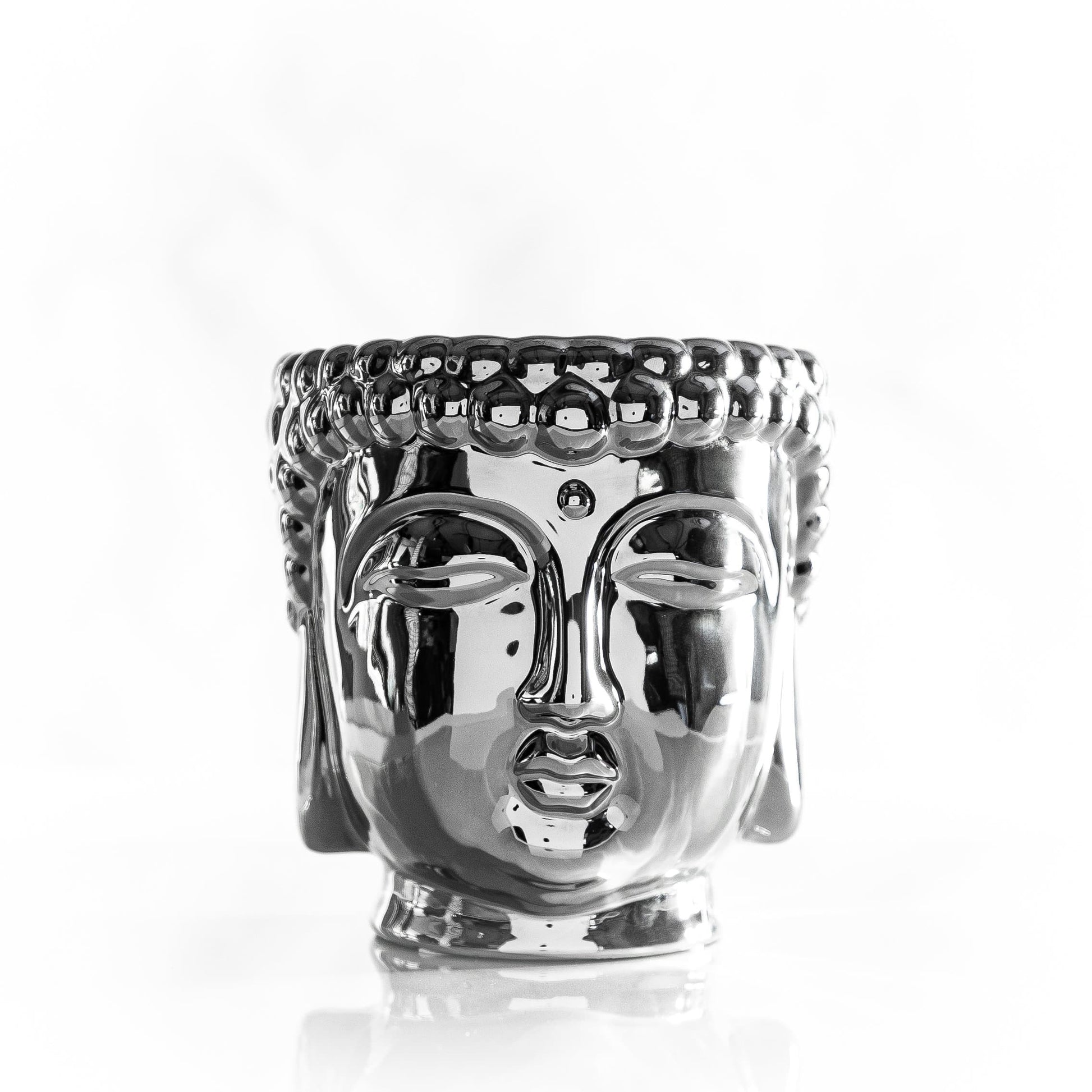 Silver Buddha Candle - Concordia Style Boutique
