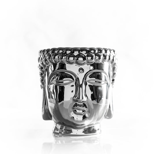 Silver Buddha Candle - Concordia Style Boutique