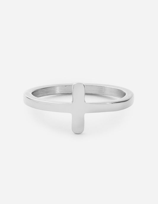 Silver Cross Ring - Concordia Style Boutique
