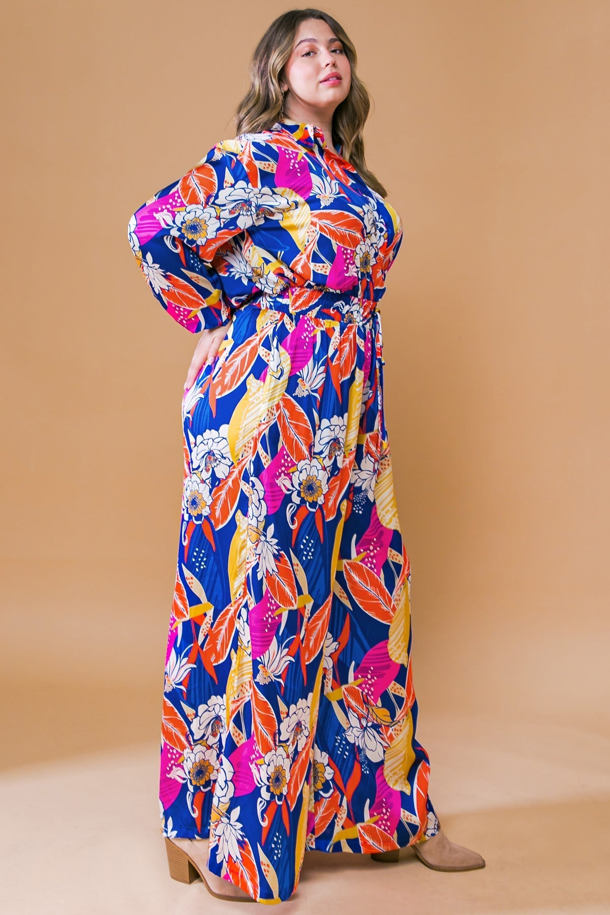 BLOOMING HOPE WOVEN JUMPSUIT - Concordia Style Boutique
