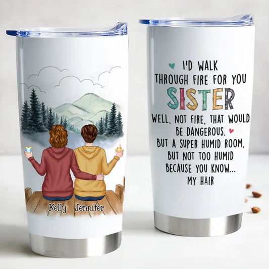Personalized Insulated Tumbler - 20 oz - "Sisters Forever " - Personalized Gift - Premium Insulated Tumbler from Concordia Style Boutique - Just $29.20! Shop now at Concordia Style Boutique
