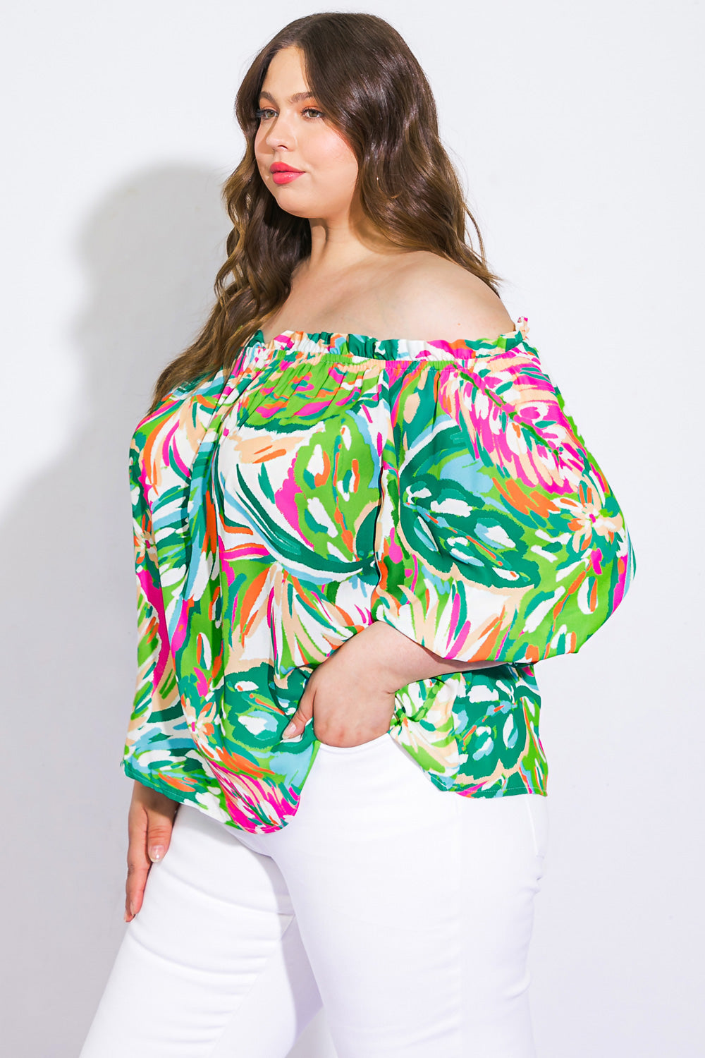 BRING GOOD ENERGY WOVEN TOP - Concordia Style Boutique