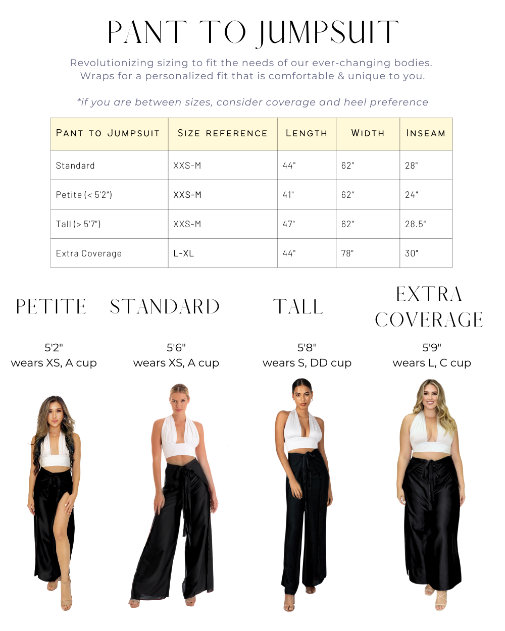 Pant to Jumpsuit - Satin - Concordia Style Boutique