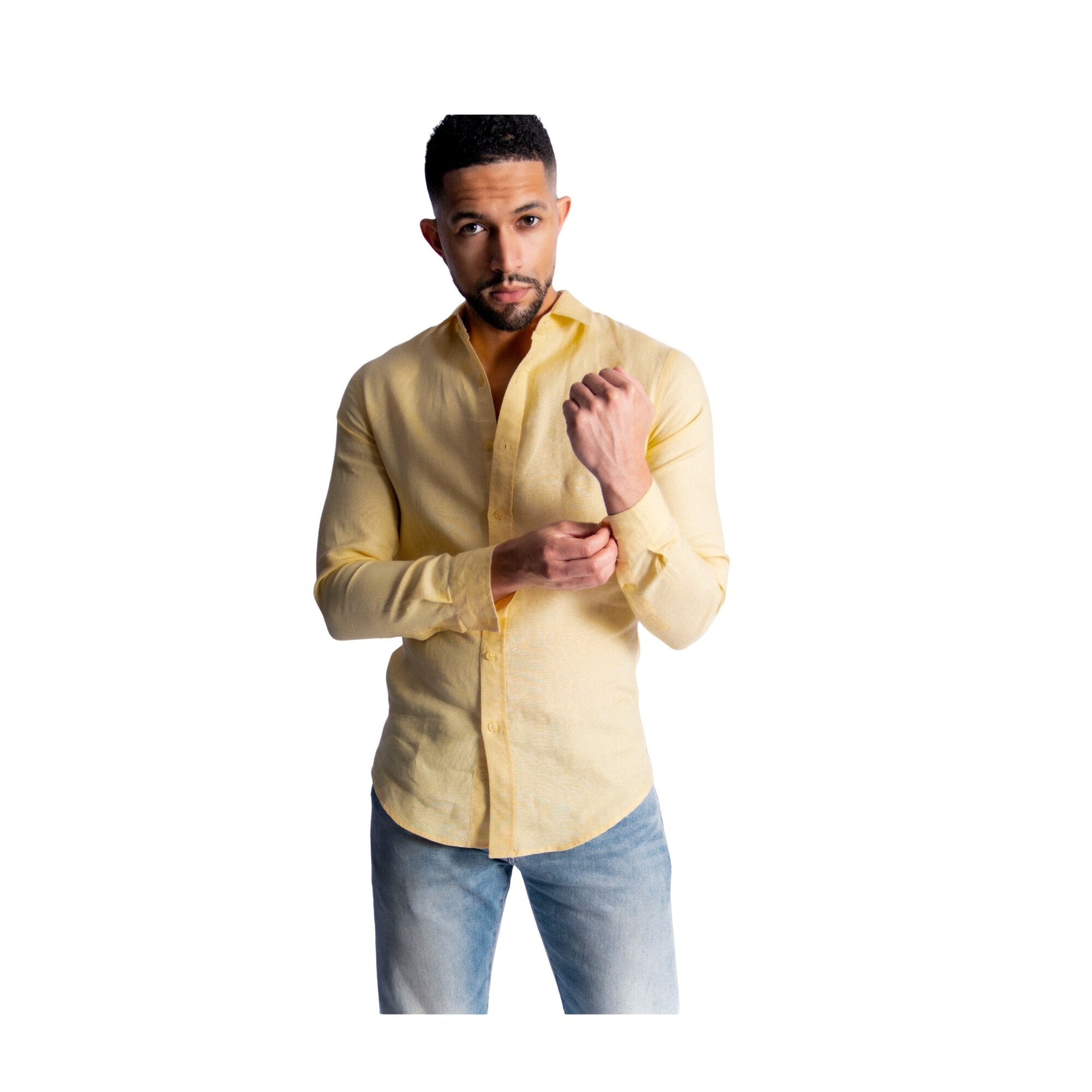 Slim Fit Linen Shirt - Concordia Style Boutique