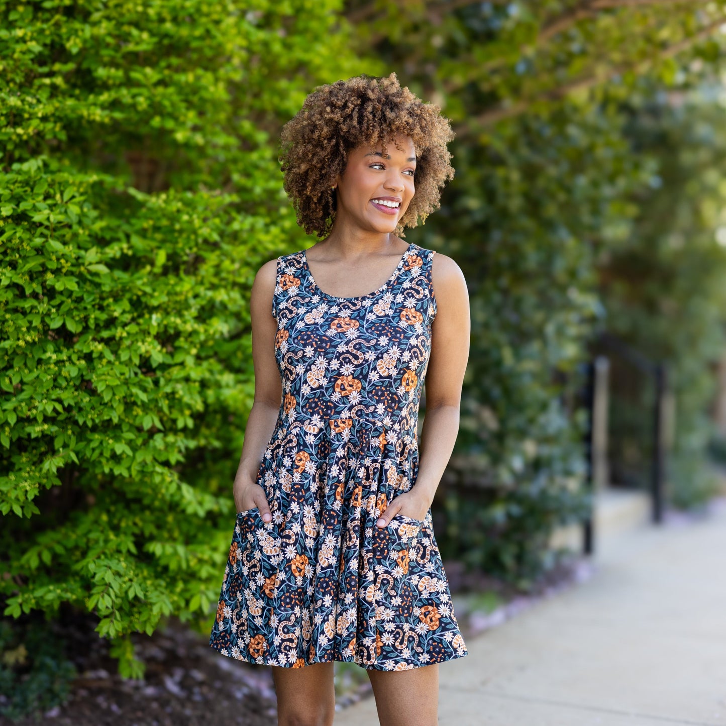 Slither & Bloom Skater Dress
