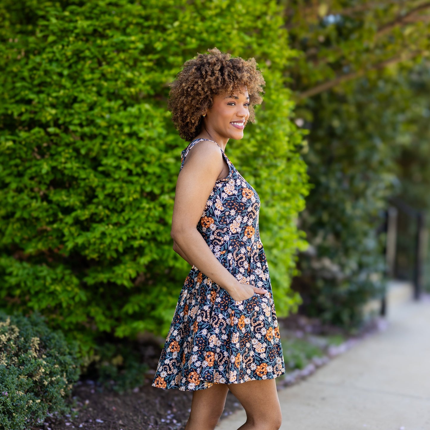 Slither & Bloom Skater Dress