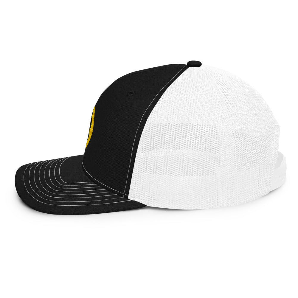 Bitcoin Round Logo Trucker Hat - Concordia Style Boutique