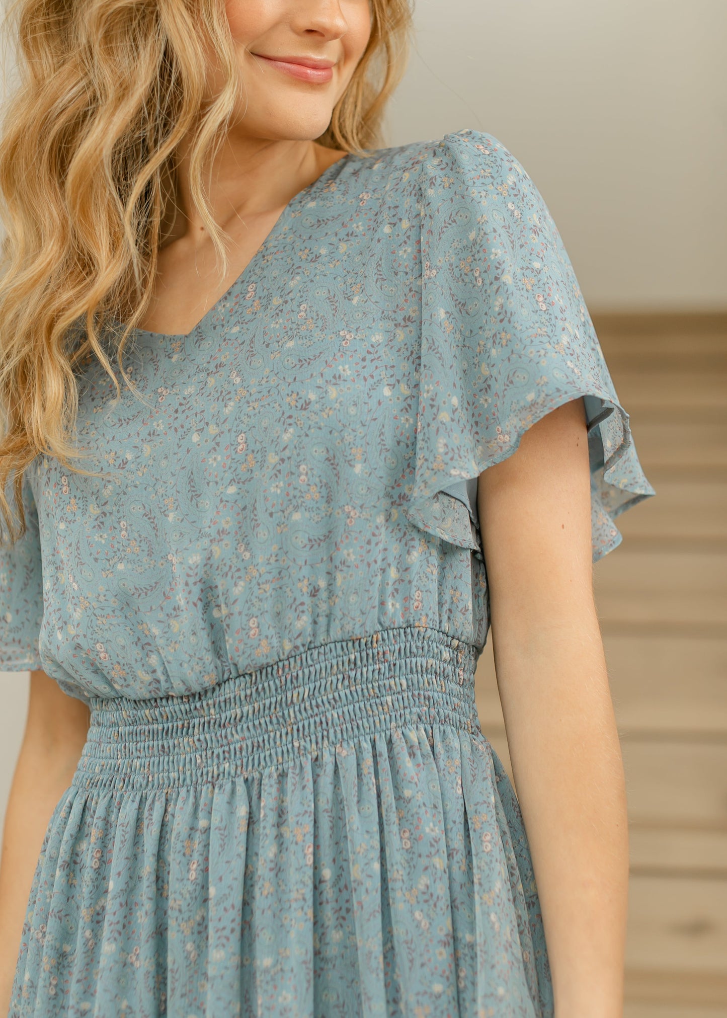 Sophie Floral Midi Dress