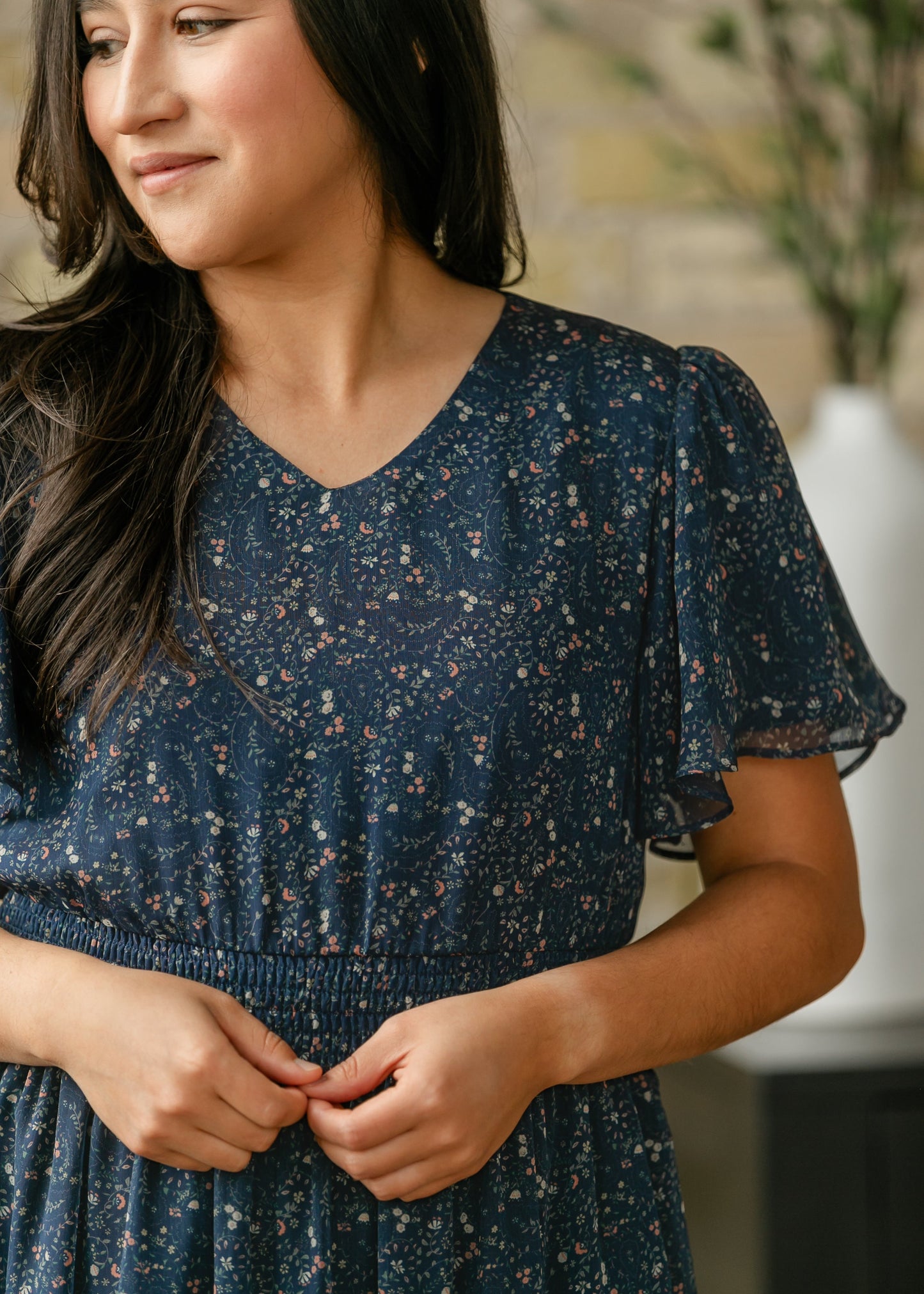 Sophie Floral Midi Dress