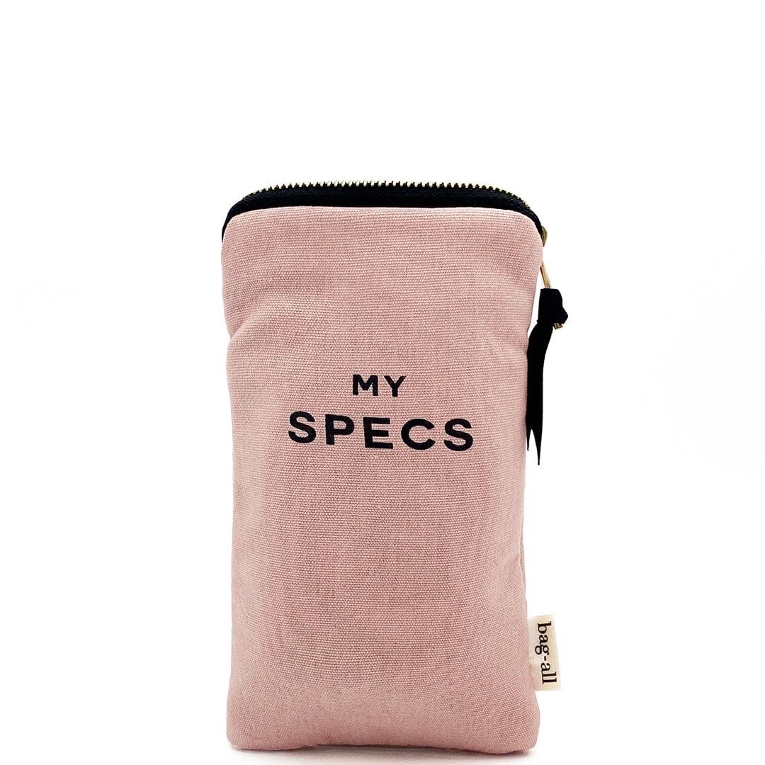 My Specs Glasses Case with Outside Pocket, Pink/Blush - Concordia Style Boutique
