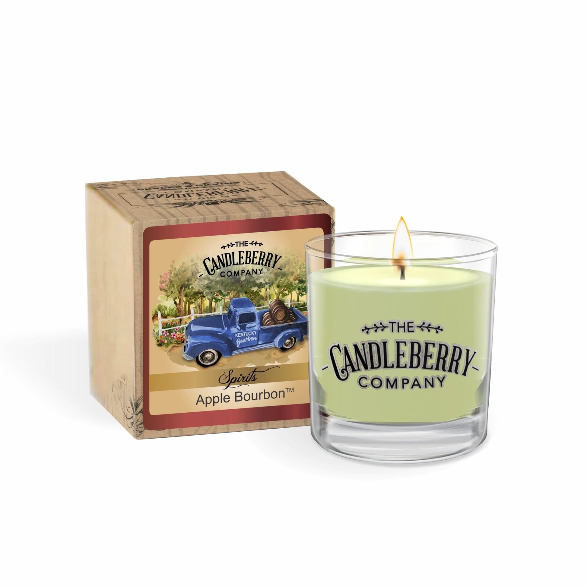 SPIRITS - Apple Bourbon™, Rocks Glass Candle (Collective) - Concordia Style Boutique