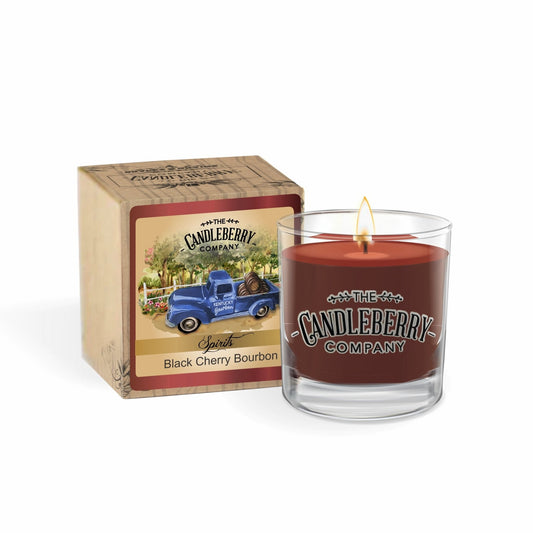 SPIRITS - Black Cherry Bourbon™, Rocks Glass Candle (Collective) - Concordia Style Boutique
