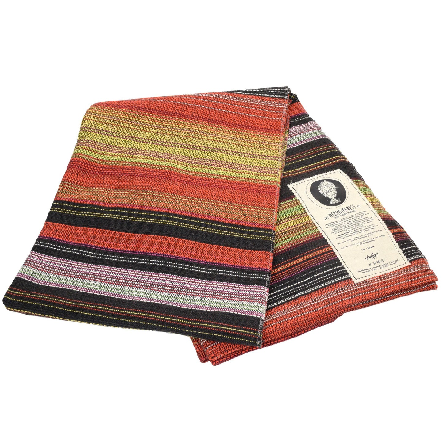 Póvoa Yoga Blanket Orange Sunrise - Concordia Style Boutique