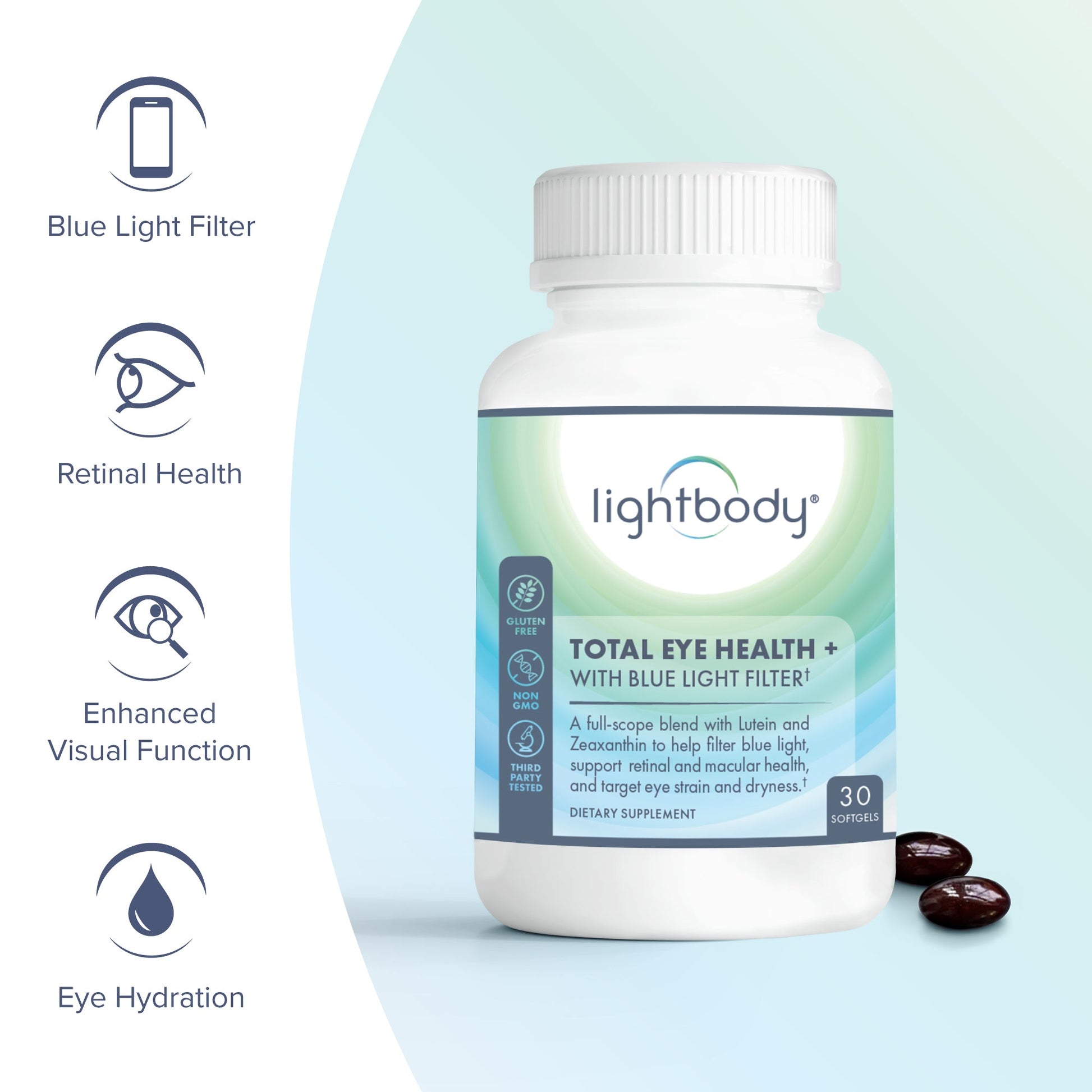 Lightbody® Total Eye Health + Blue Light Filter Supplement - Concordia Style Boutique