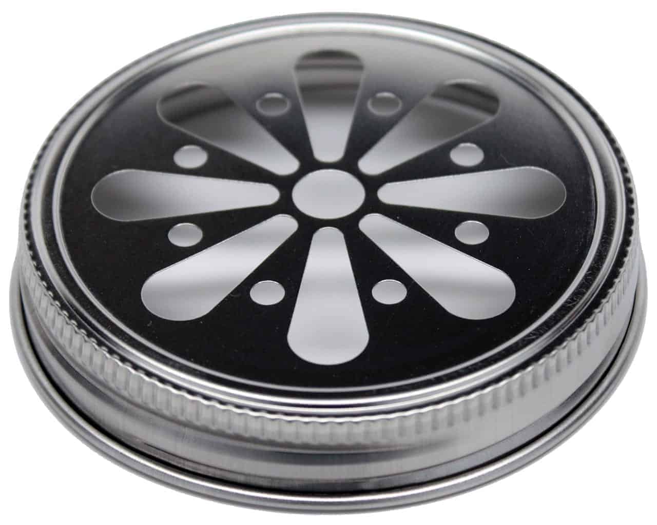 Daisy Cut Stainless Steel Lid for Mason Jars - Concordia Style Boutique
