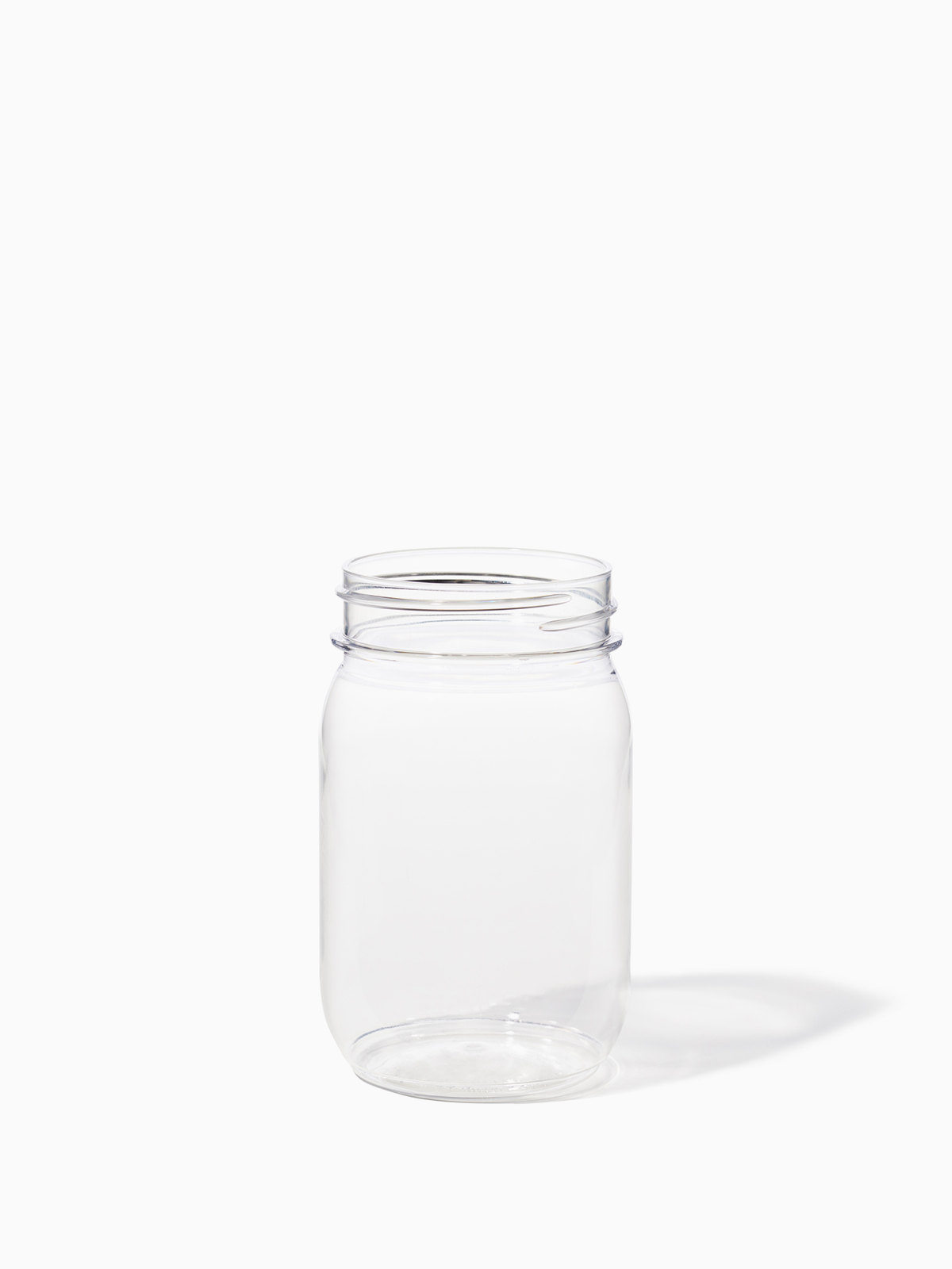 Tossware Regular Mouth 16oz Stackable Plastic Mason Jars - Concordia Style Boutique