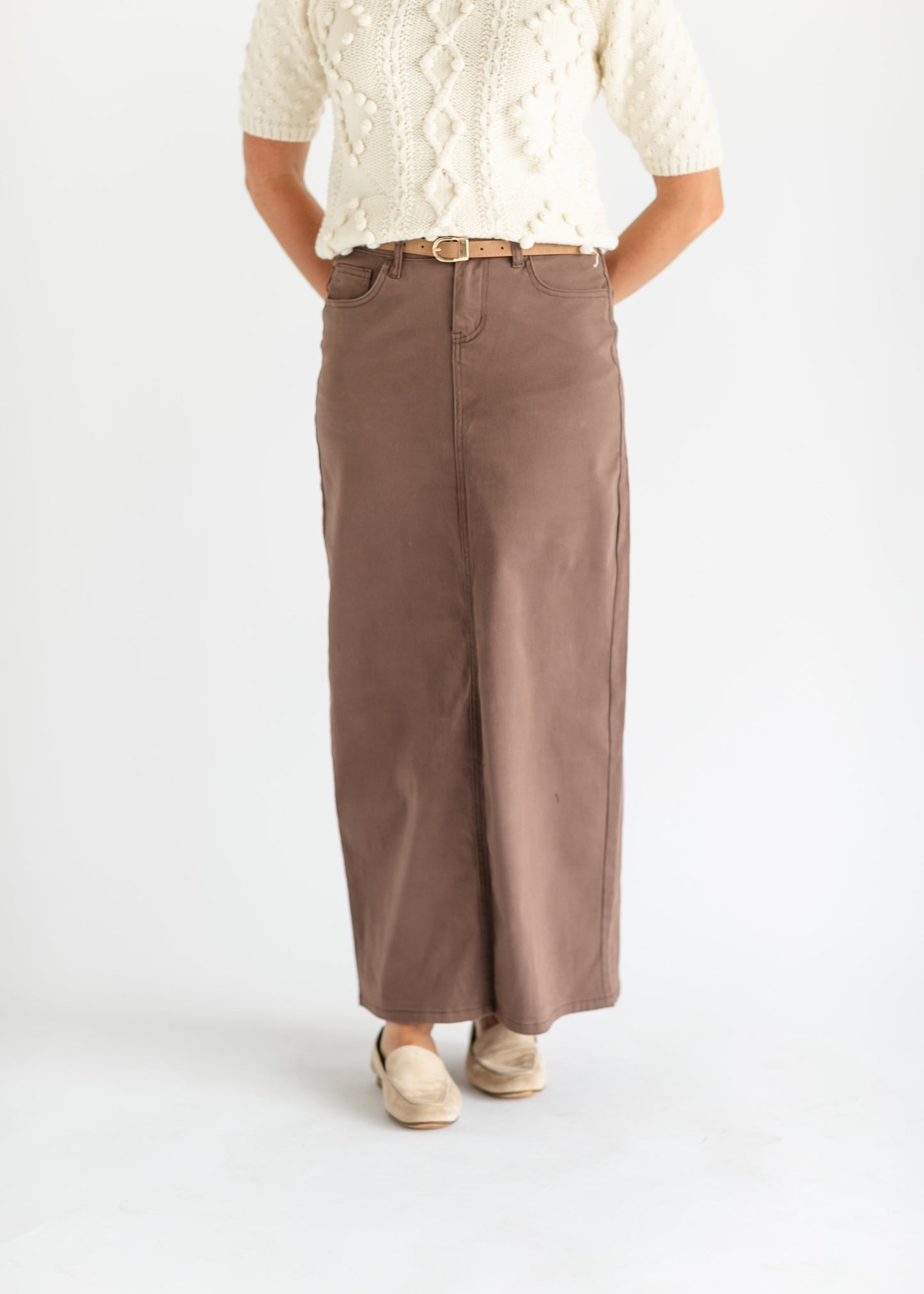 Stella Denim Maxi Skirt - Concordia Style Boutique