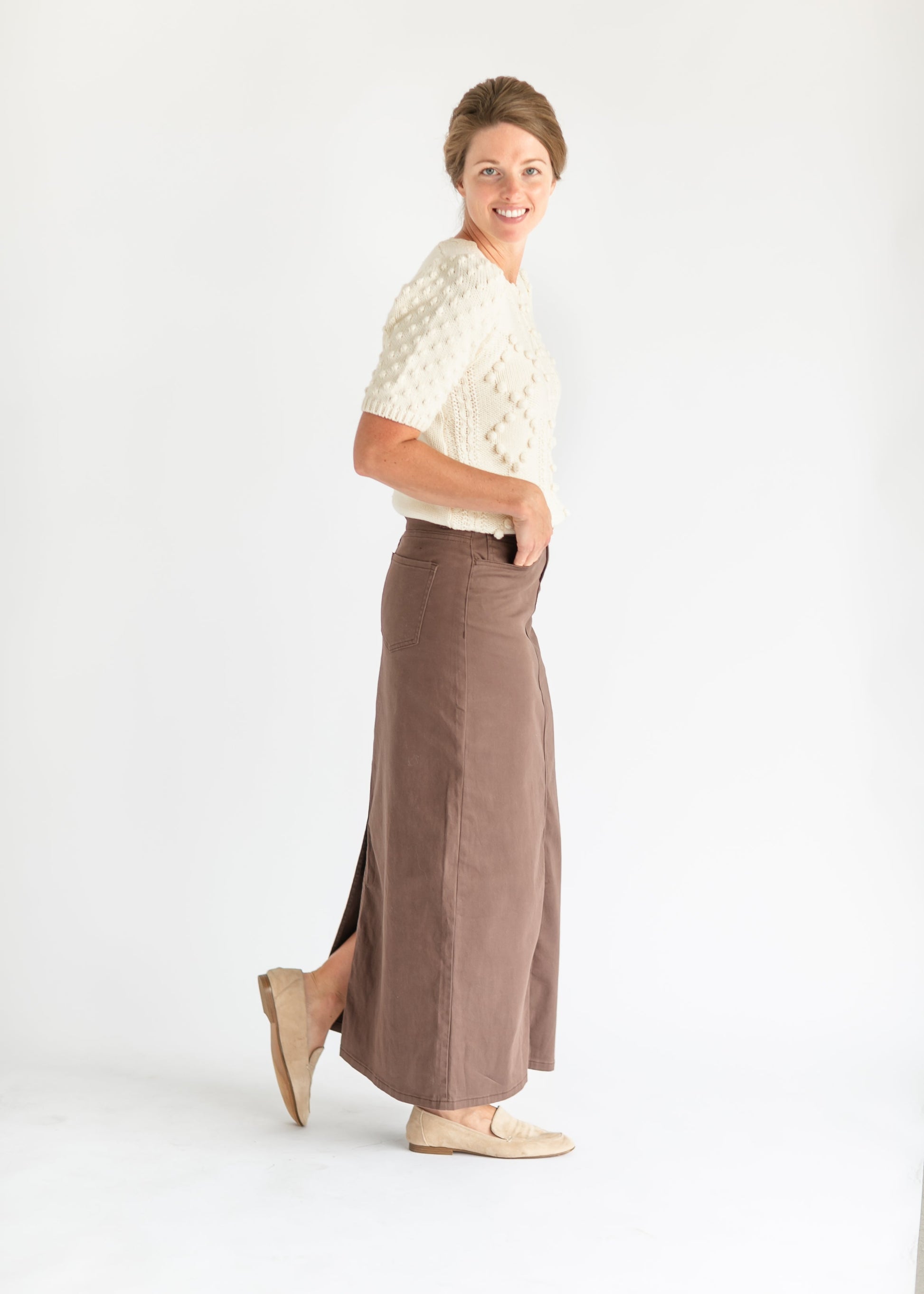 Stella Denim Maxi Skirt - Concordia Style Boutique