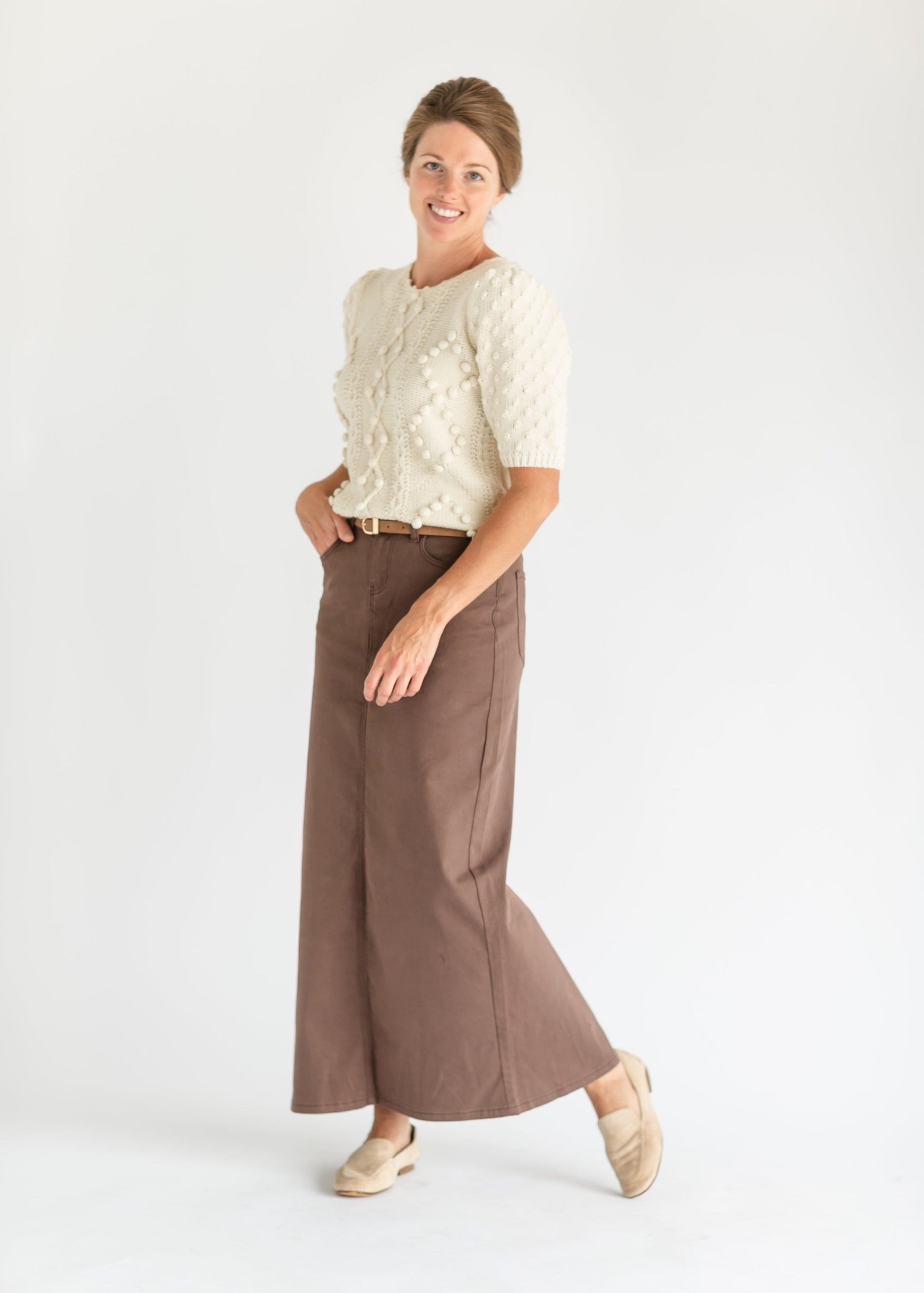 Stella Denim Maxi Skirt - Concordia Style Boutique