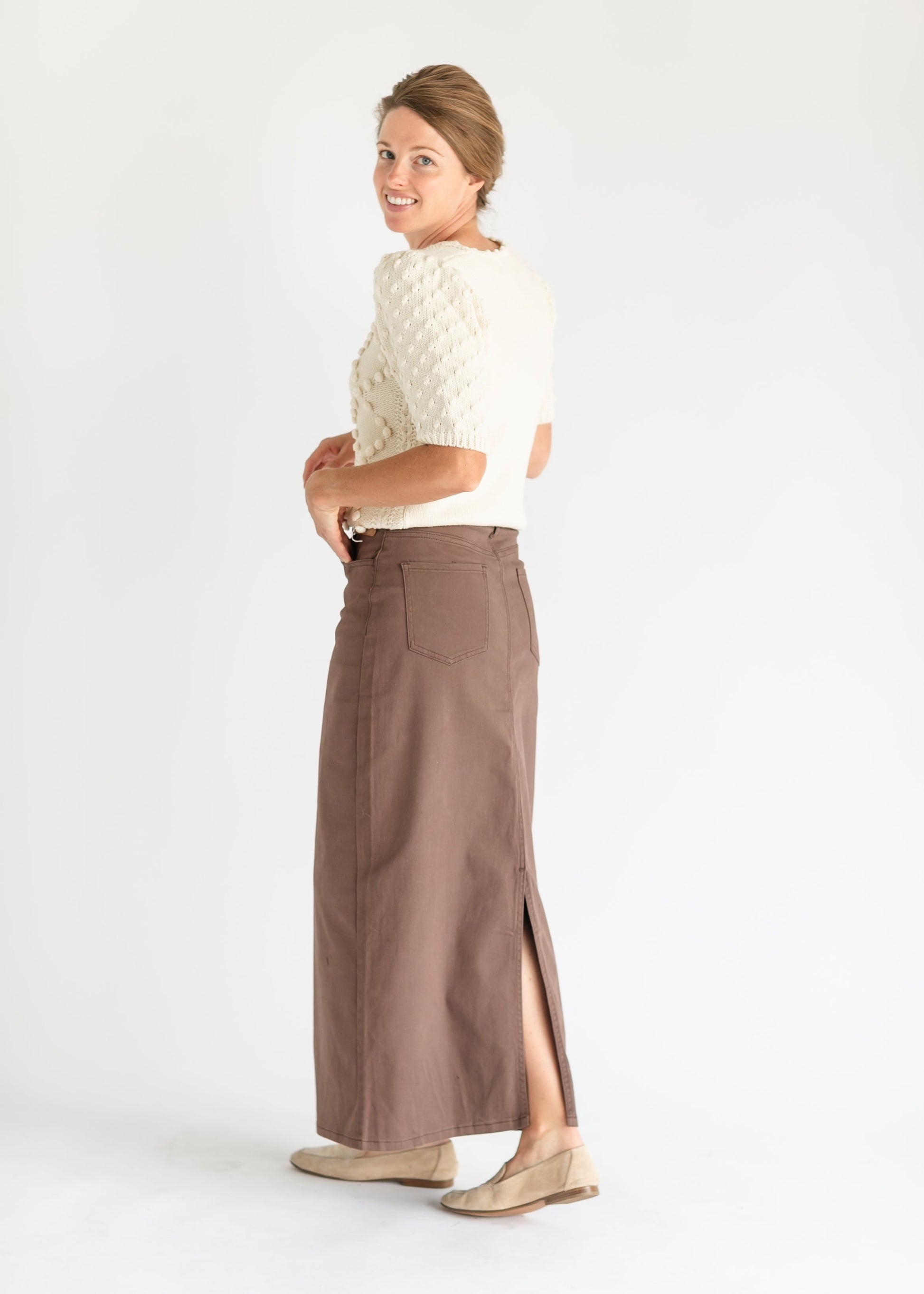Stella Denim Maxi Skirt - Concordia Style Boutique