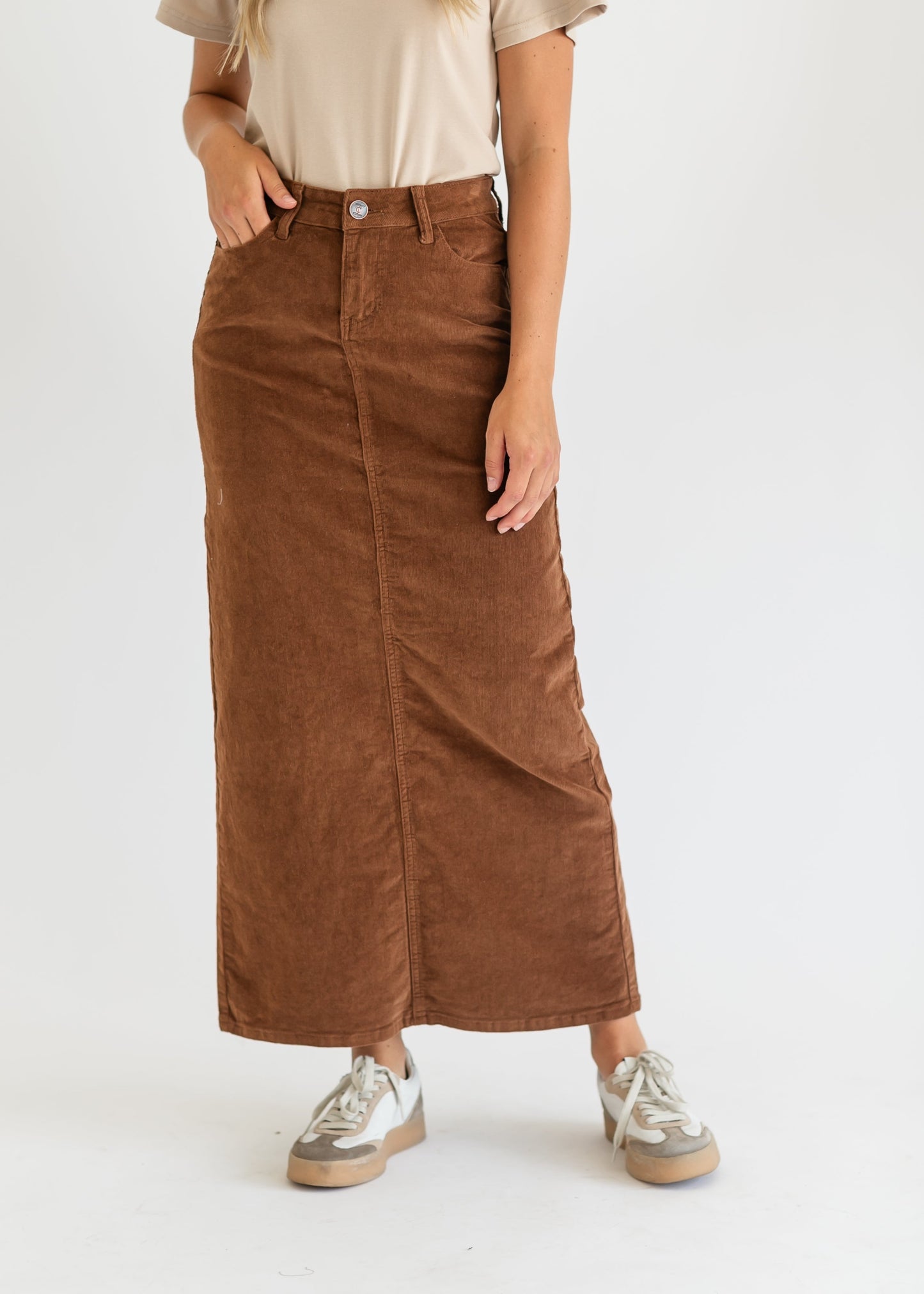 Stella Denim Maxi Skirt - Concordia Style Boutique