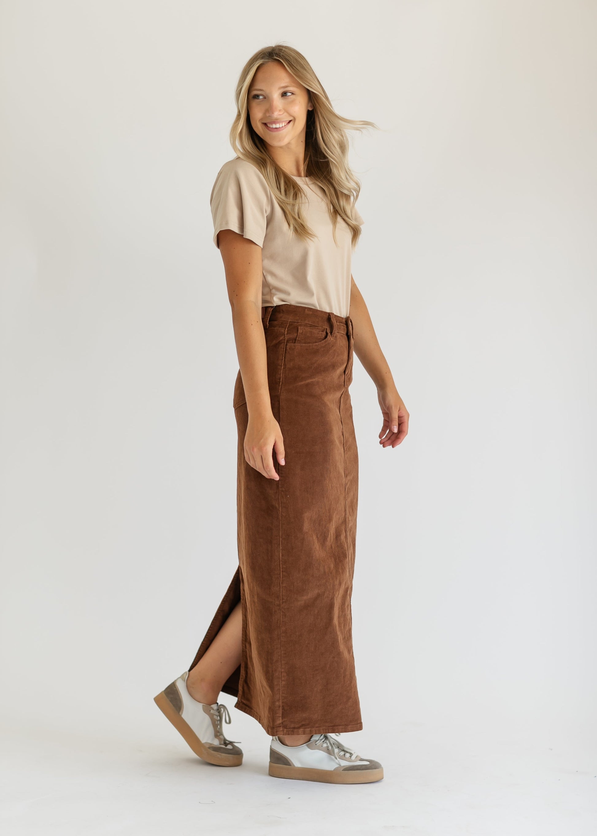 Stella Denim Maxi Skirt - Concordia Style Boutique