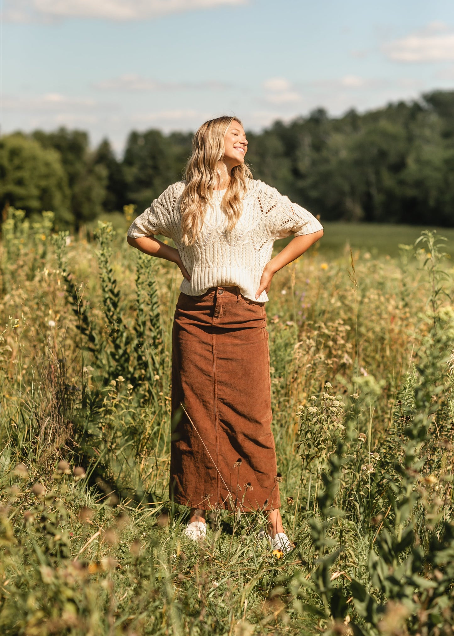 Stella Denim Maxi Skirt - Concordia Style Boutique