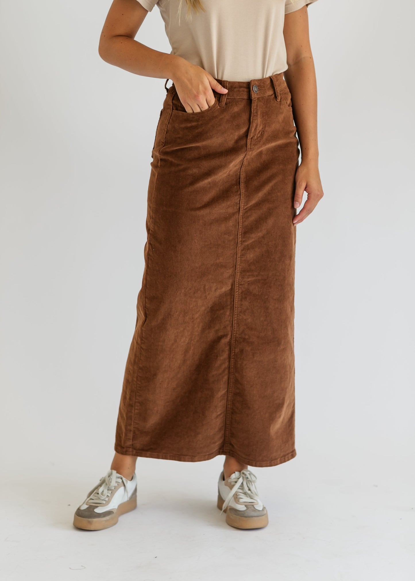Stella Denim Maxi Skirt - Concordia Style Boutique