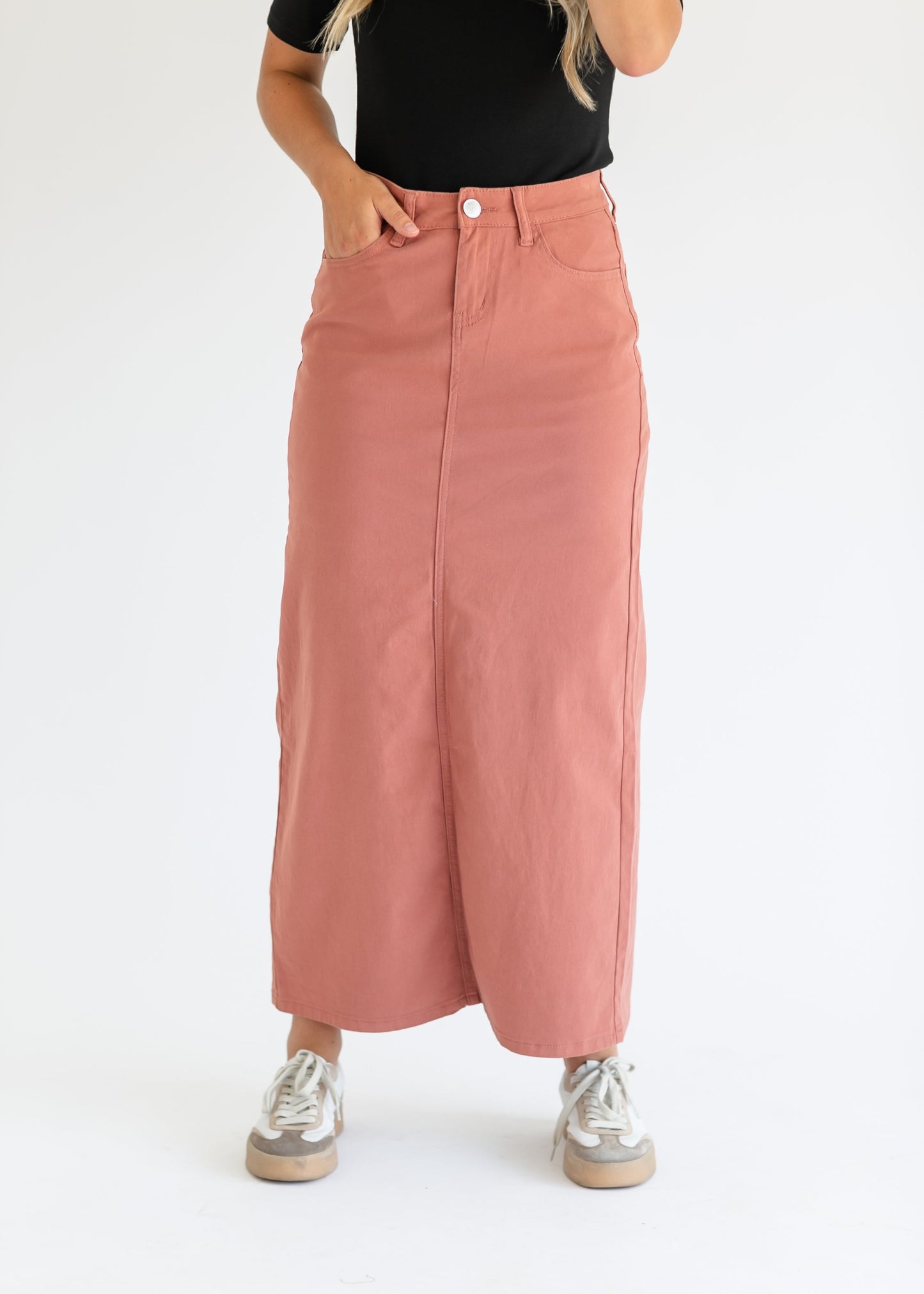 Stella Denim Maxi Skirt - Concordia Style Boutique