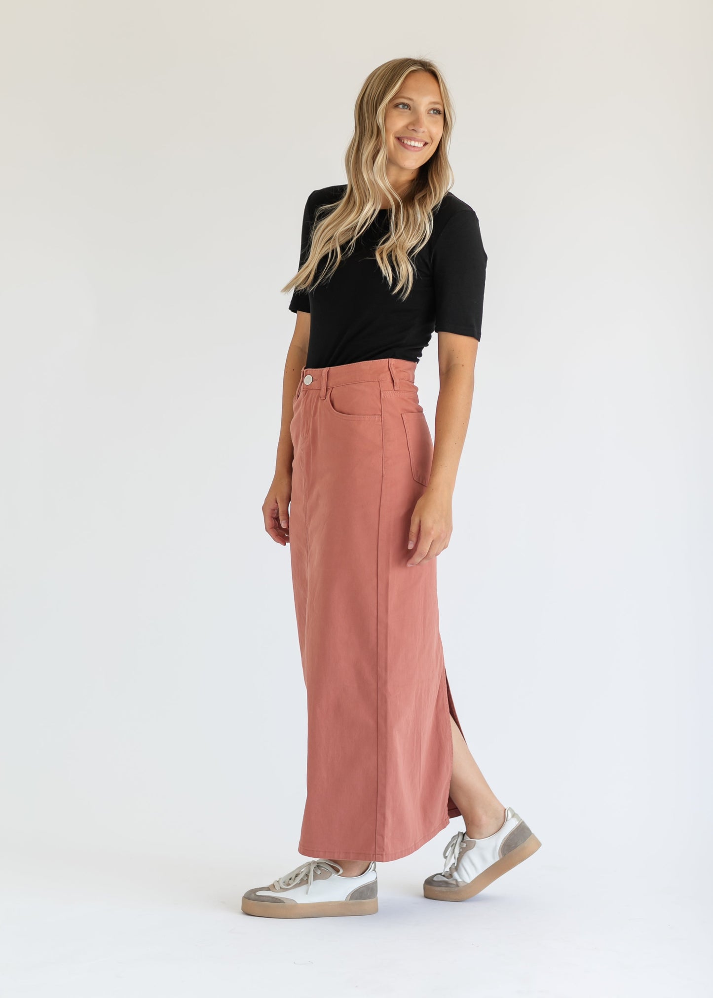 Stella Denim Maxi Skirt - Concordia Style Boutique