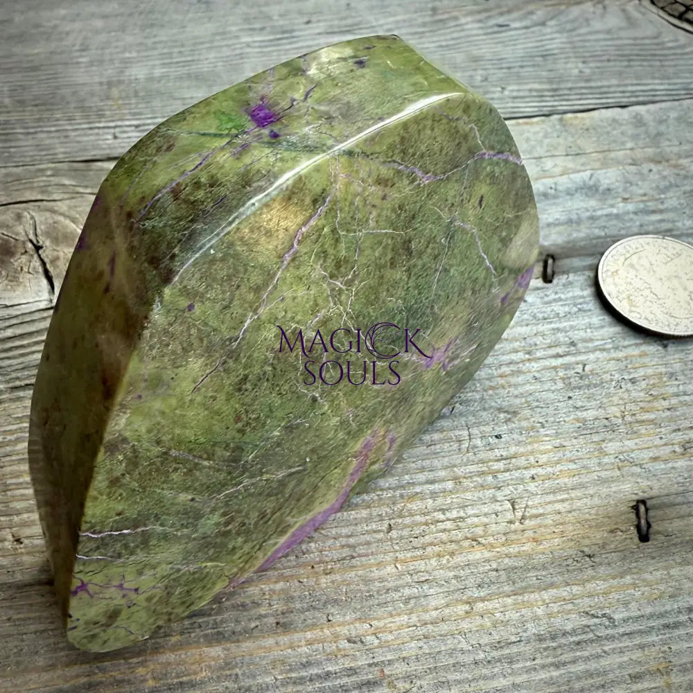 Stichtite with Serpentine Atlantisite Freeform – Barberton, South Africa