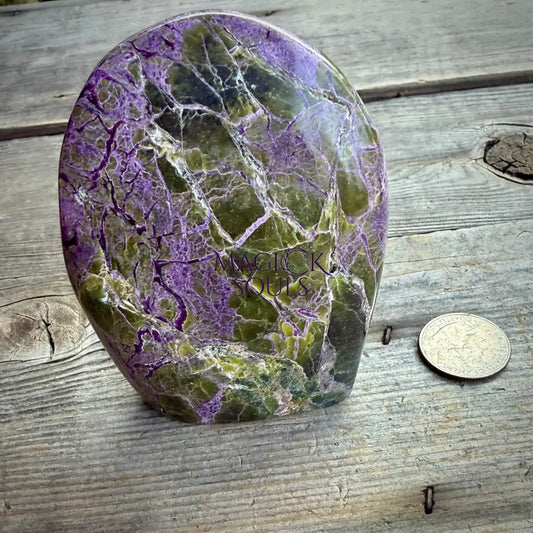 Stichtite with Serpentine Atlantisite Freeform – Barberton, South Africa