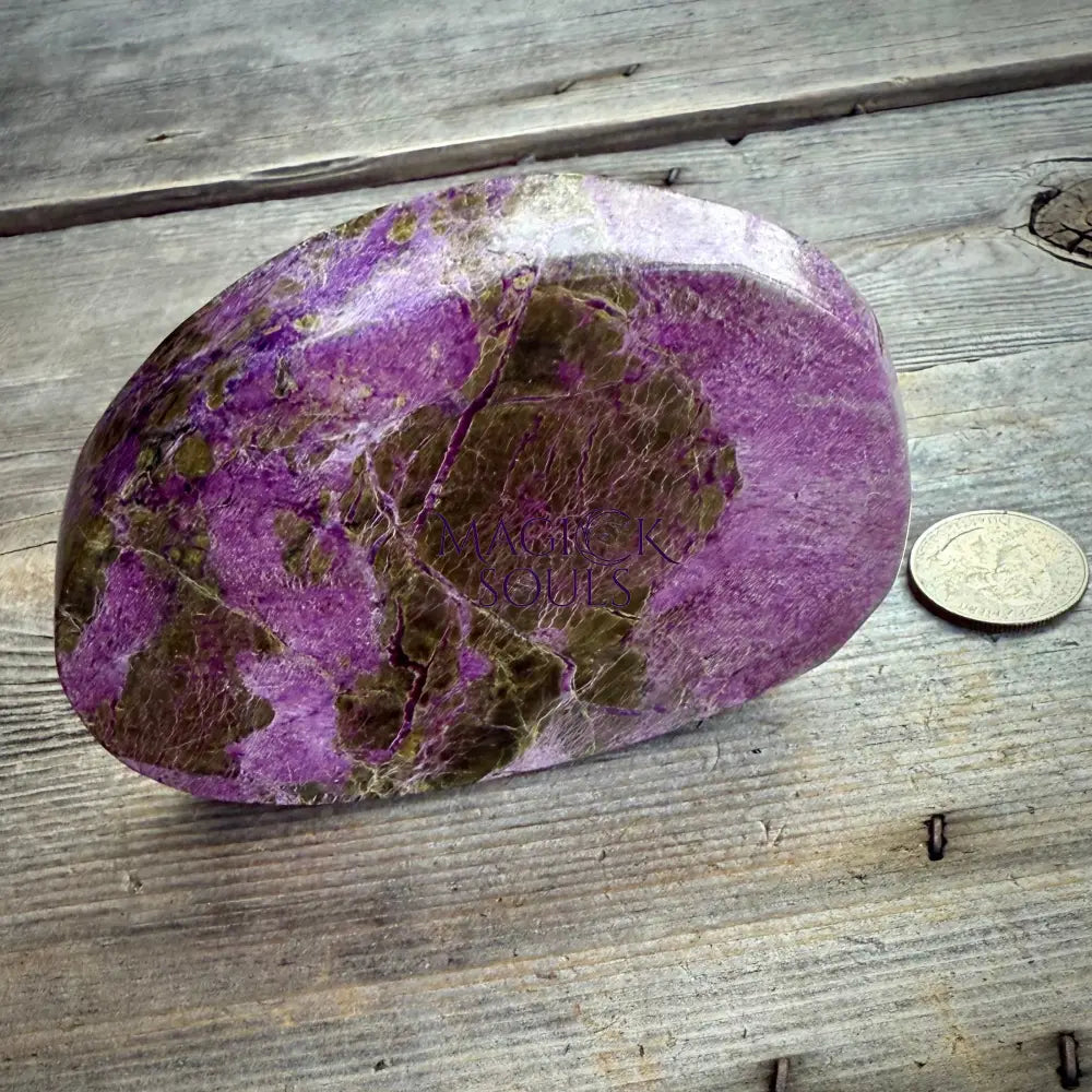 Stichtite with Serpentine Atlantisite Freeform – Barberton, South Africa