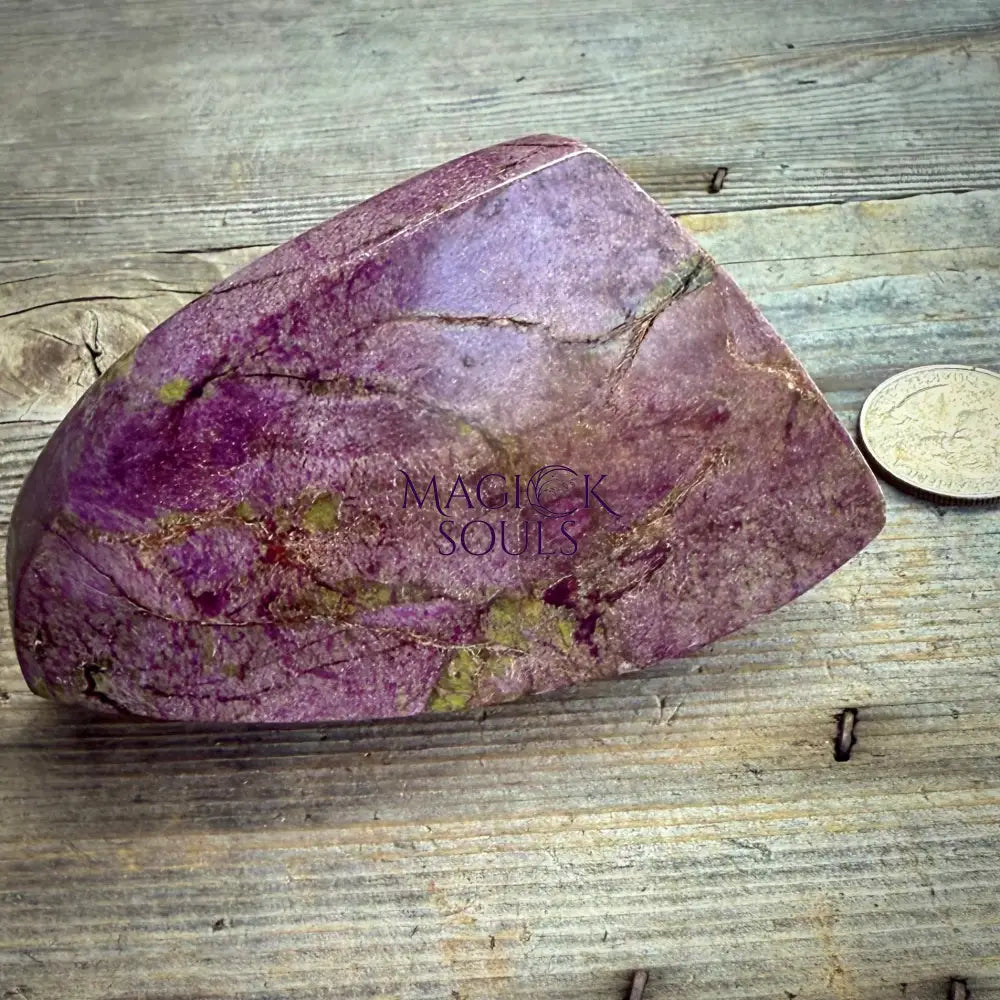 Stichtite with Serpentine Atlantisite Freeform – Barberton, South Africa