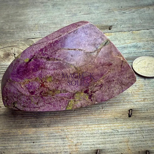 Stichtite with Serpentine Atlantisite Freeform – Barberton, South Africa